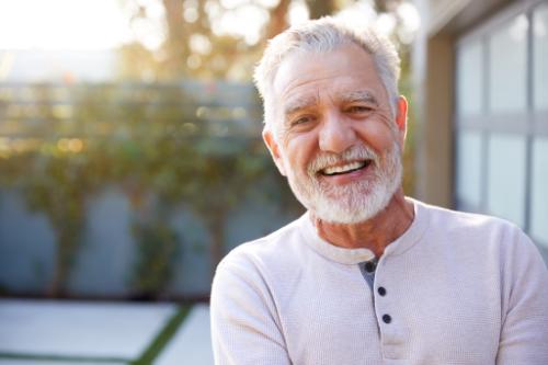 Man happy that he is going to an alcohol detox program