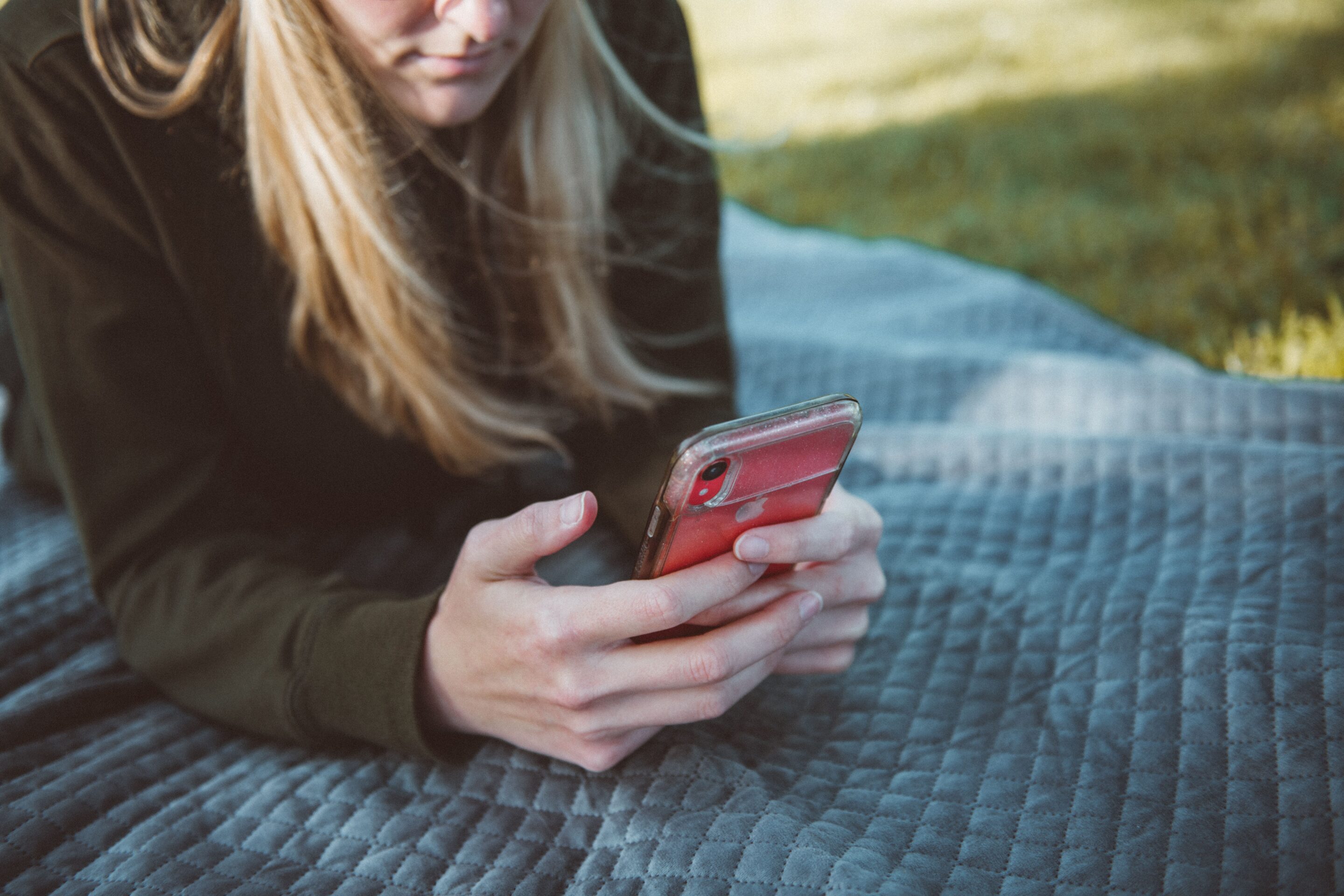Woman on phone